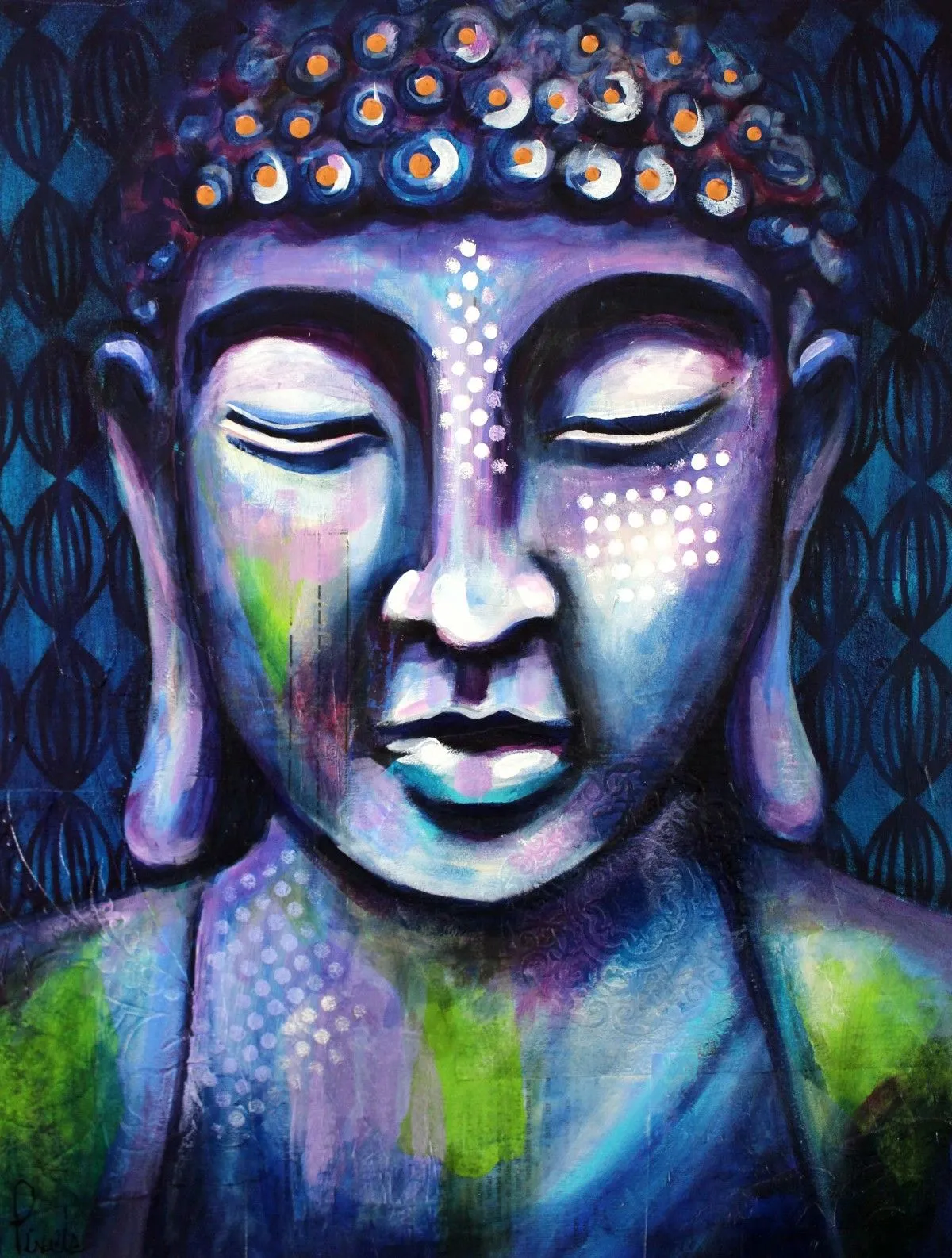 L'Eveil de la série Bouddha, artwork by Nancy Létourneau