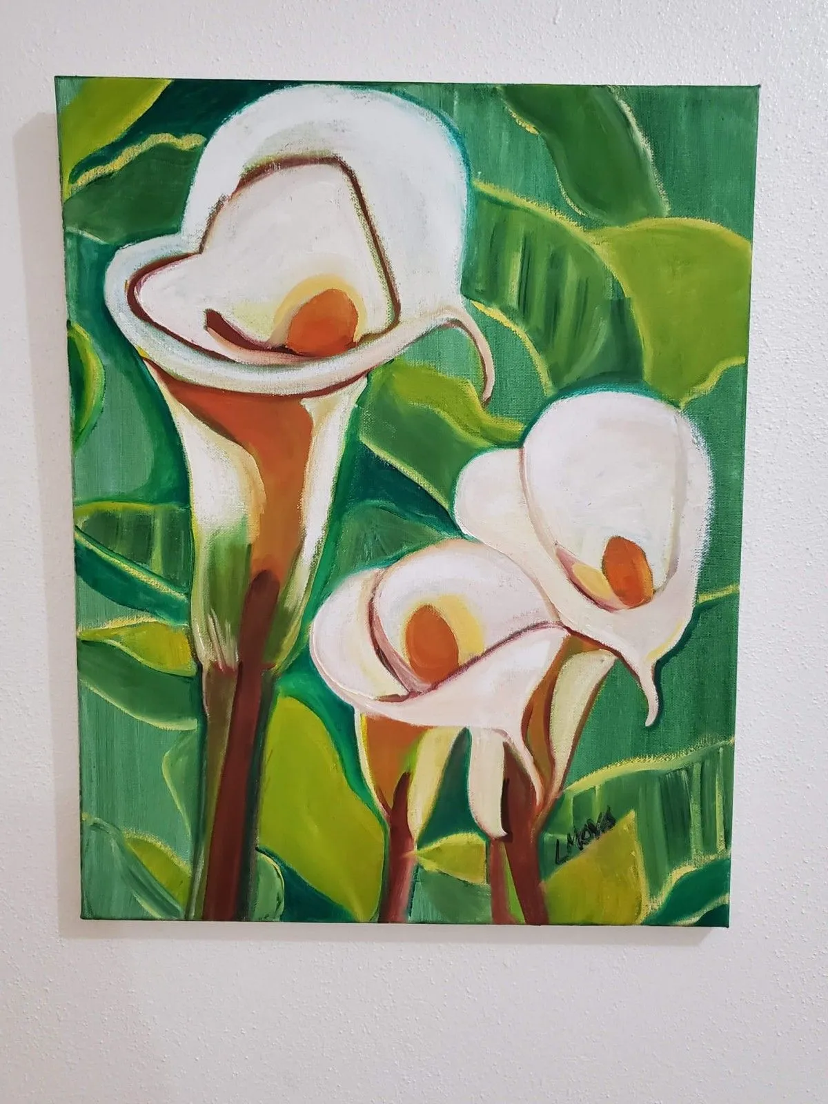Calas, artwork by Ligia Moya