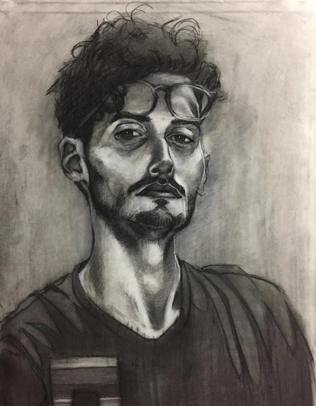 the artist, artwork by Gabriel Bouffard