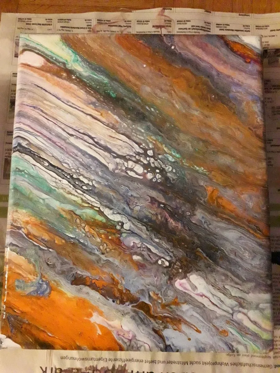 Jupiter's surface, artwork by Cerasela Ciobanu