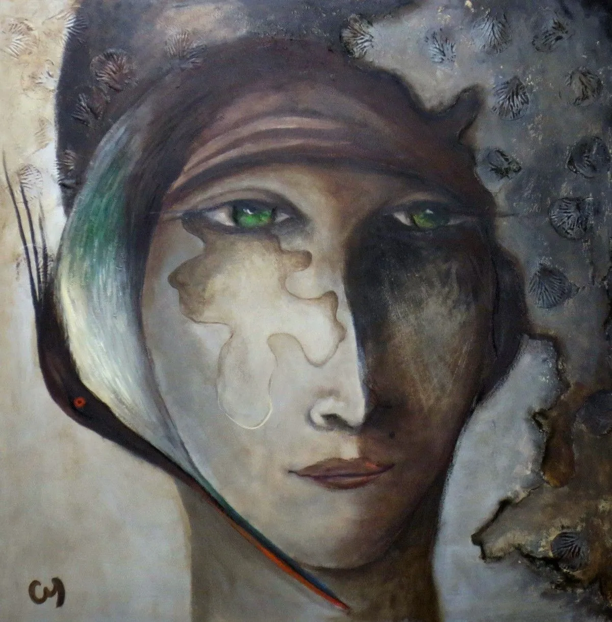 Pensée, œuvre de Christyne Proulx