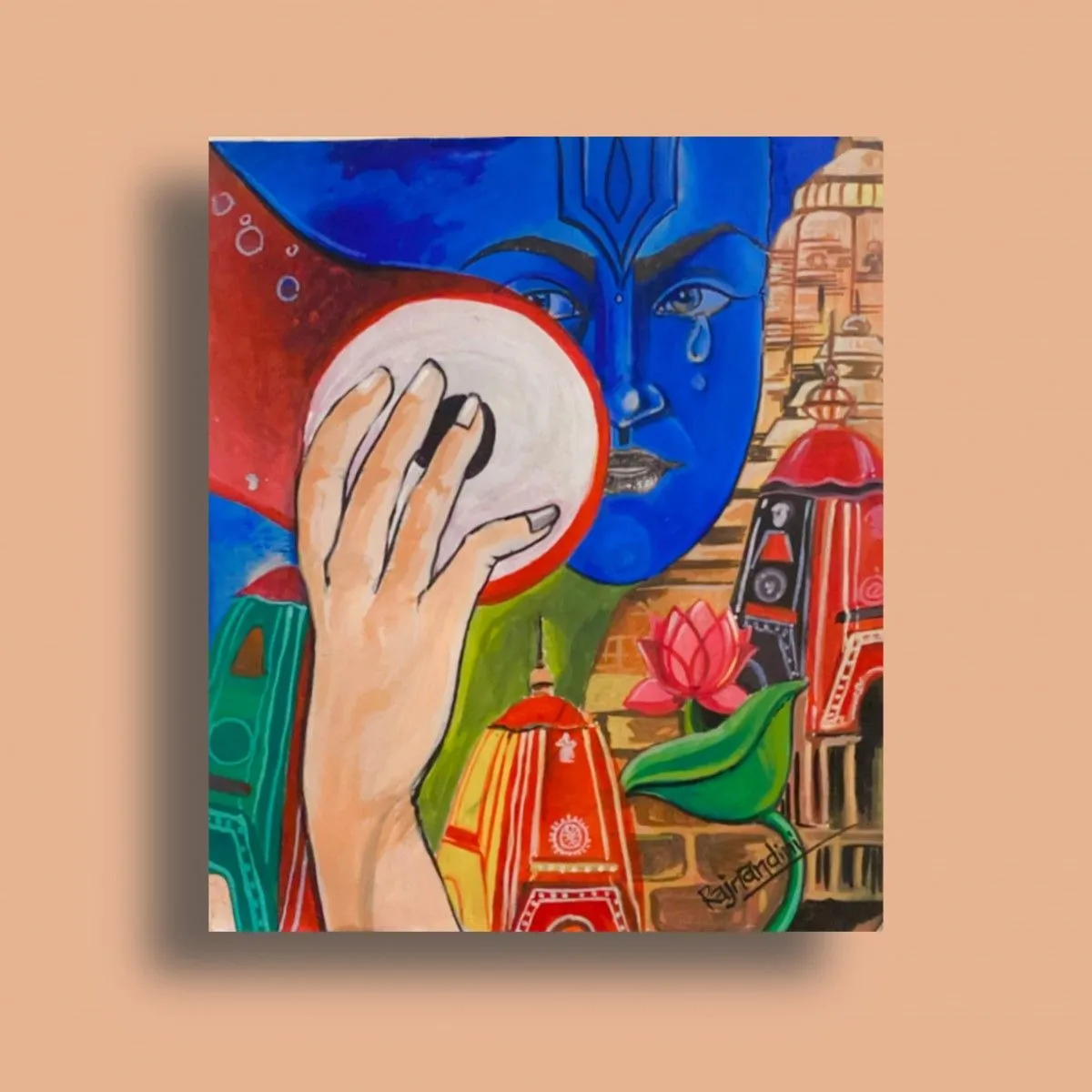 Dedication to god, œuvre de Rajnandini Mohapatra