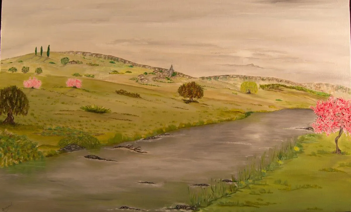 Campagne anglaise, œuvre de gayané gayané