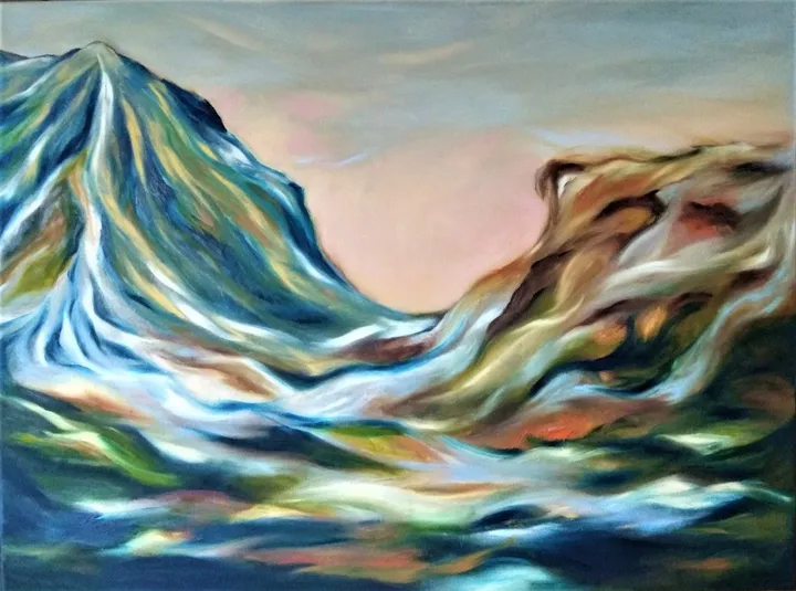 Melting mountains, œuvre de Anda Dzen?te