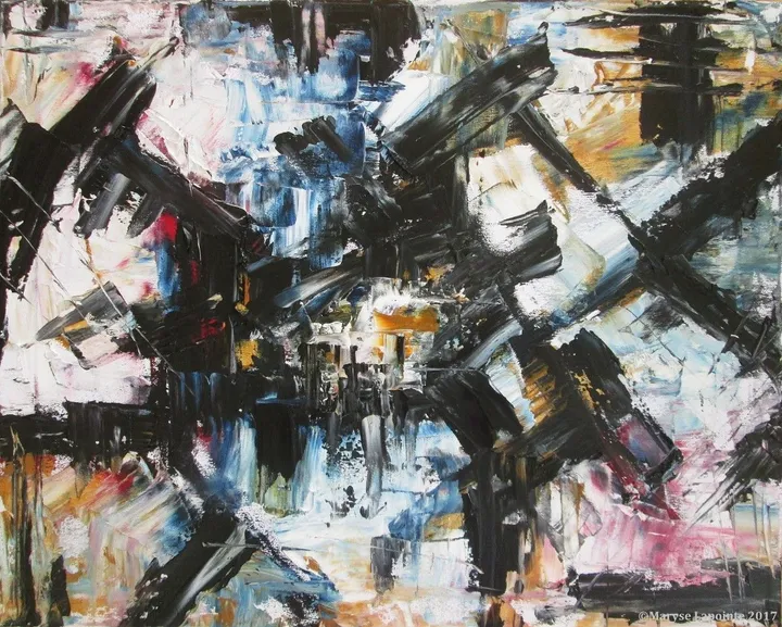 Confluences (Broken Arabesques), artwork by Maryse Lapointe