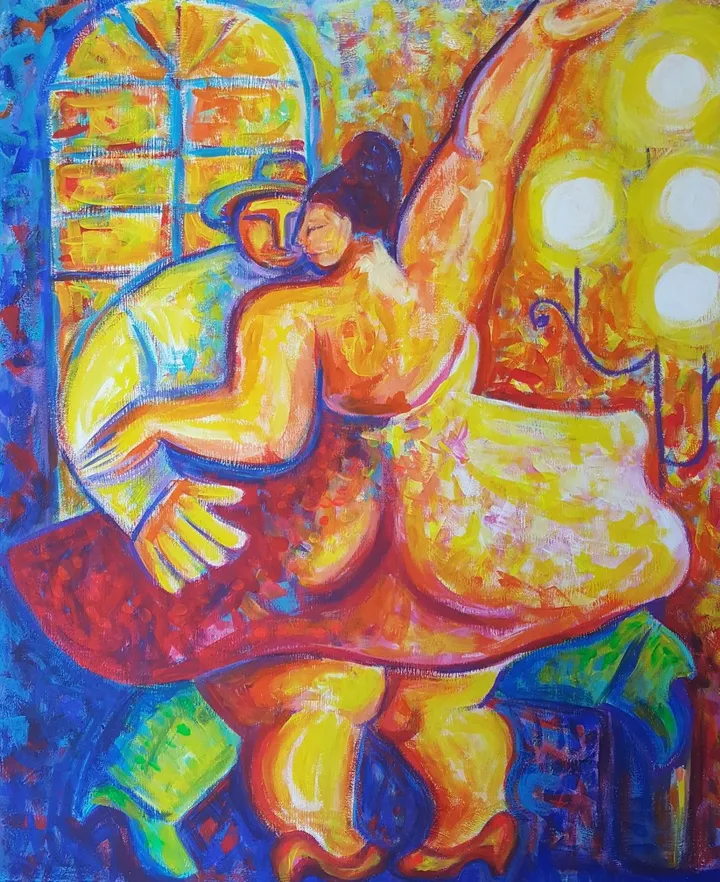 Tango, œuvre de Rosy Peraza