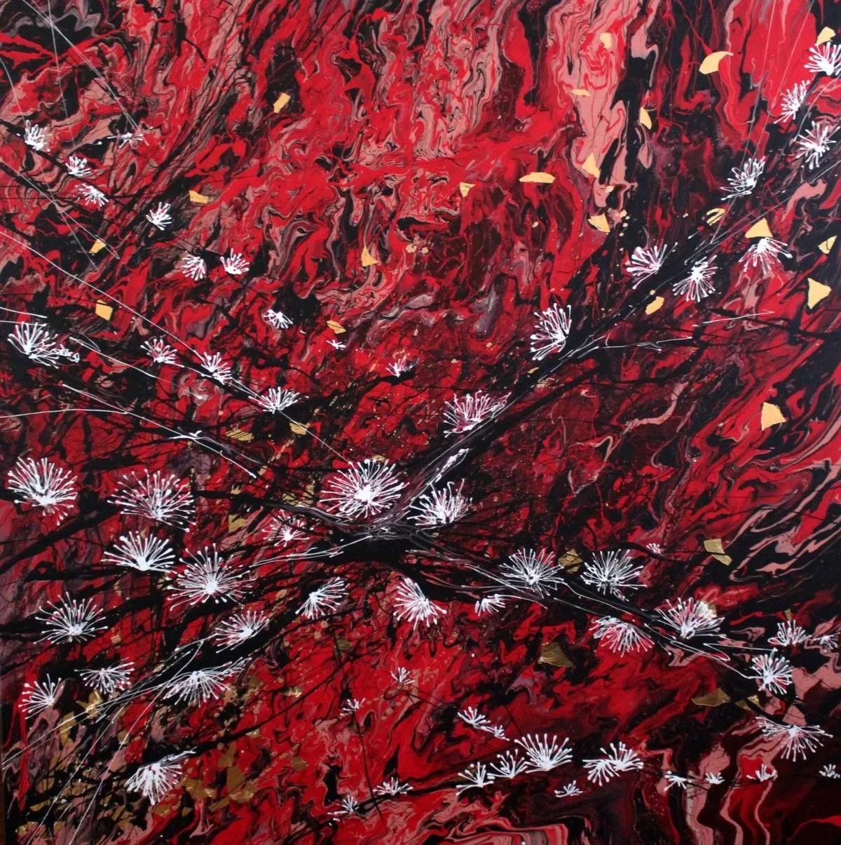 Japanese Garden, artwork by Khrystyna Kozyuk