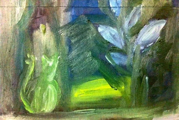 Un chat., œuvre de Gabriela Márquez