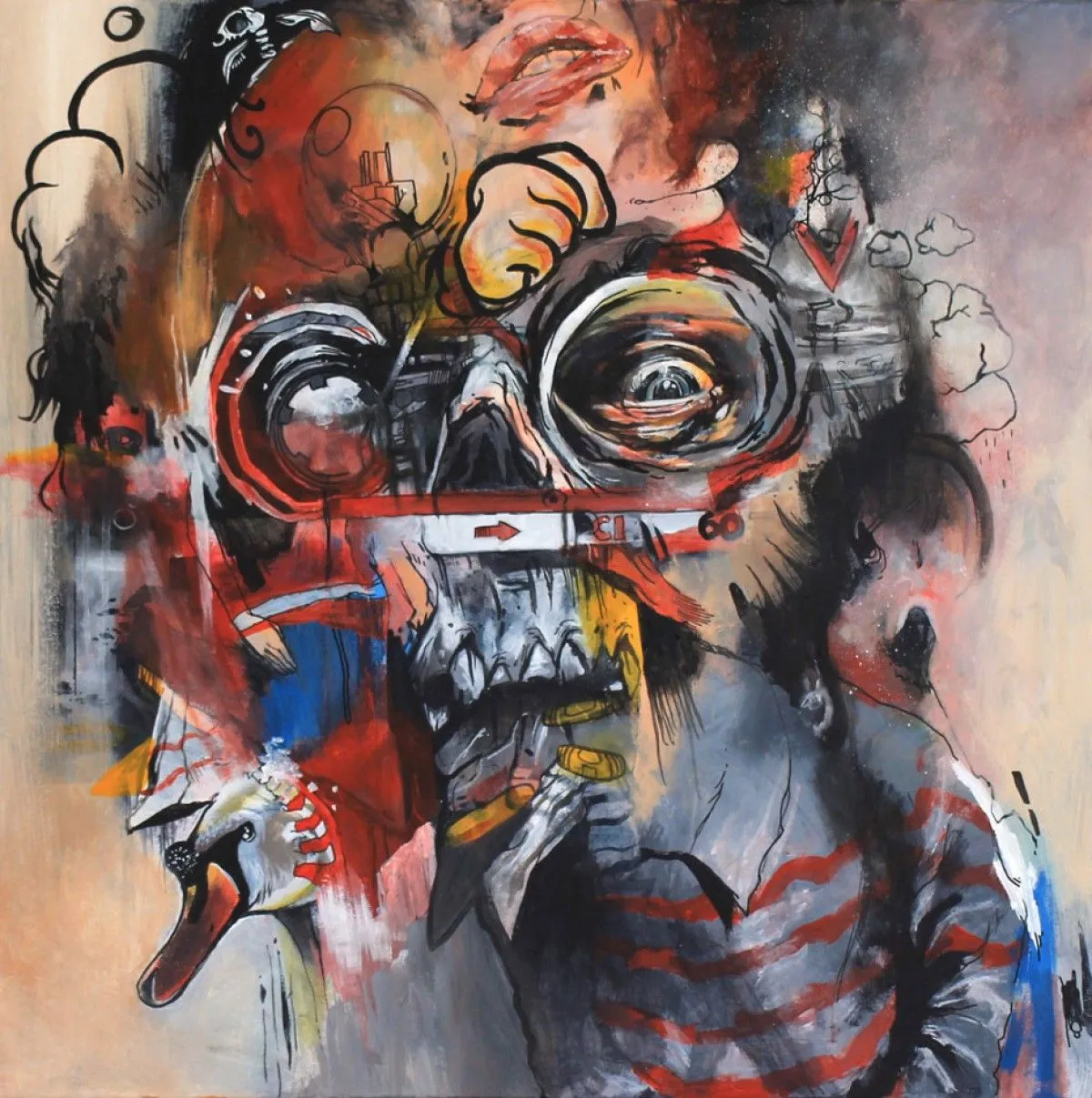 Caught Between, artwork by David Wooldridge