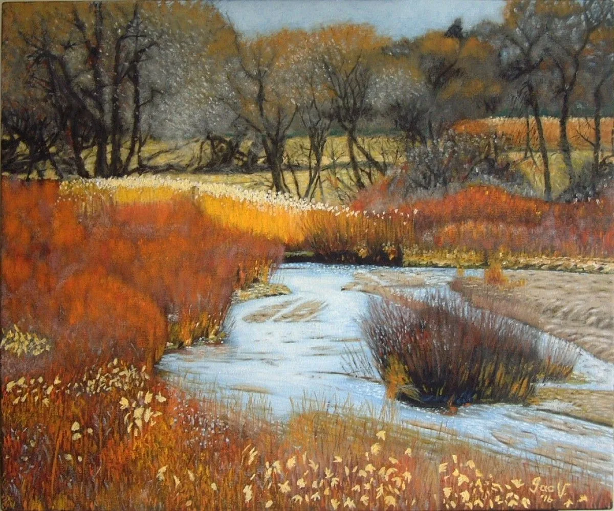 Early Fall Down by the Brook, artwork by Jac Visser