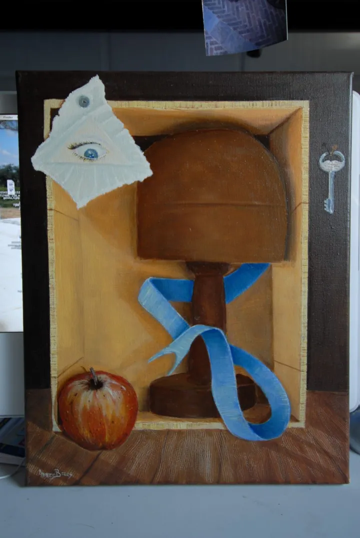 La croqeuse de pomme - The apple eater, œuvre de Marc Brees