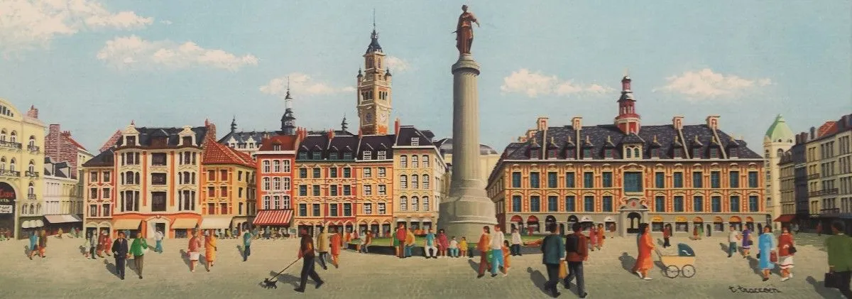 lille, artwork by Thierry Traccoën