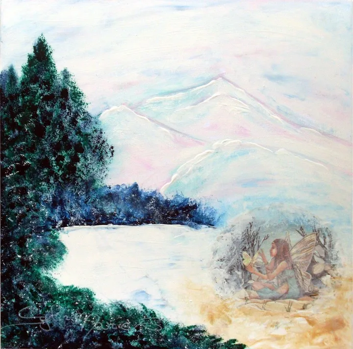 Vortex au pays du silence, artwork by sylviane marie nardini