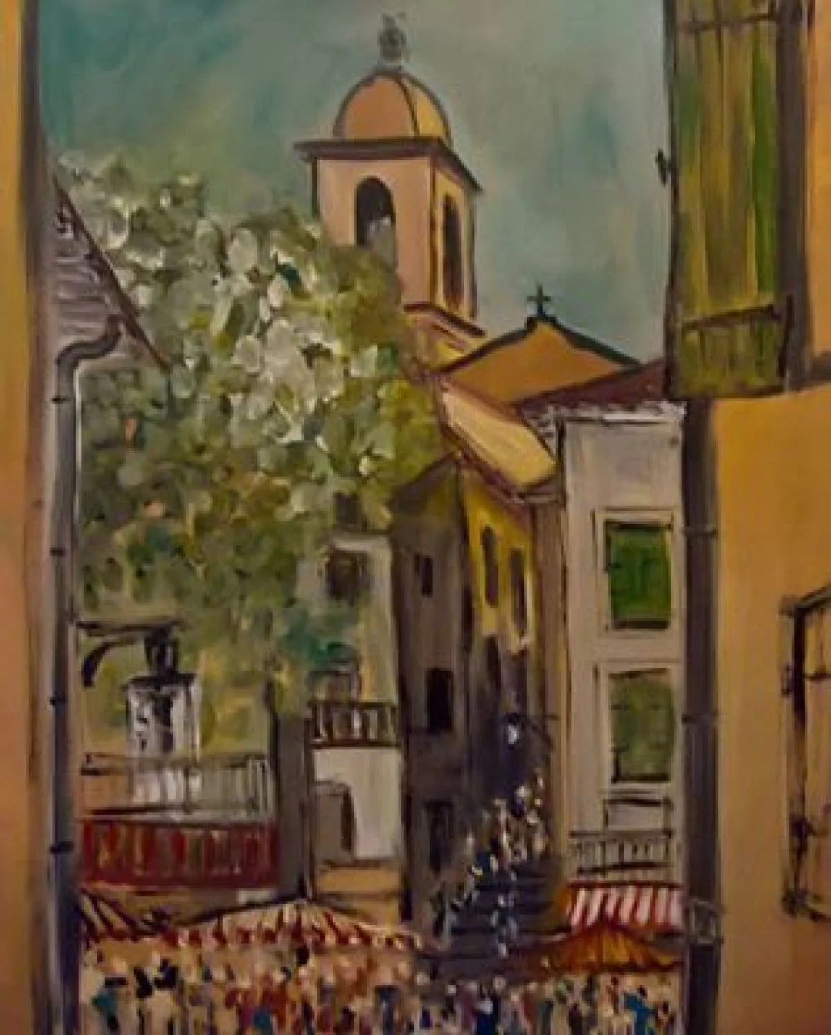PROVENCAL VILLAGE, artwork by Eric James DUHAN