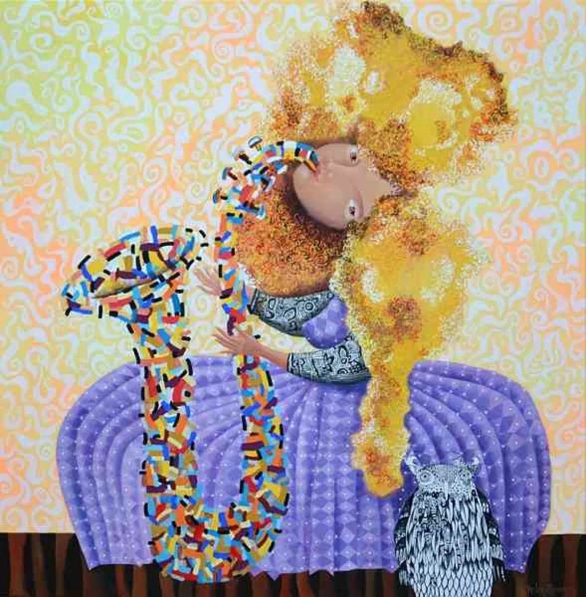 Dreamtime jazz, artwork by Yelena Revis