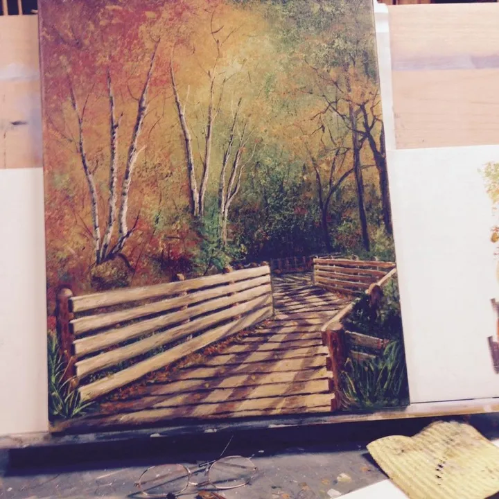 Walk in the Park, œuvre de Rosemarie Prisel