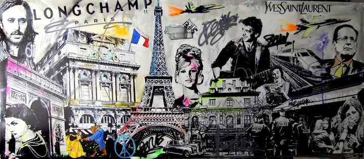 Paris, œuvre de Berko .