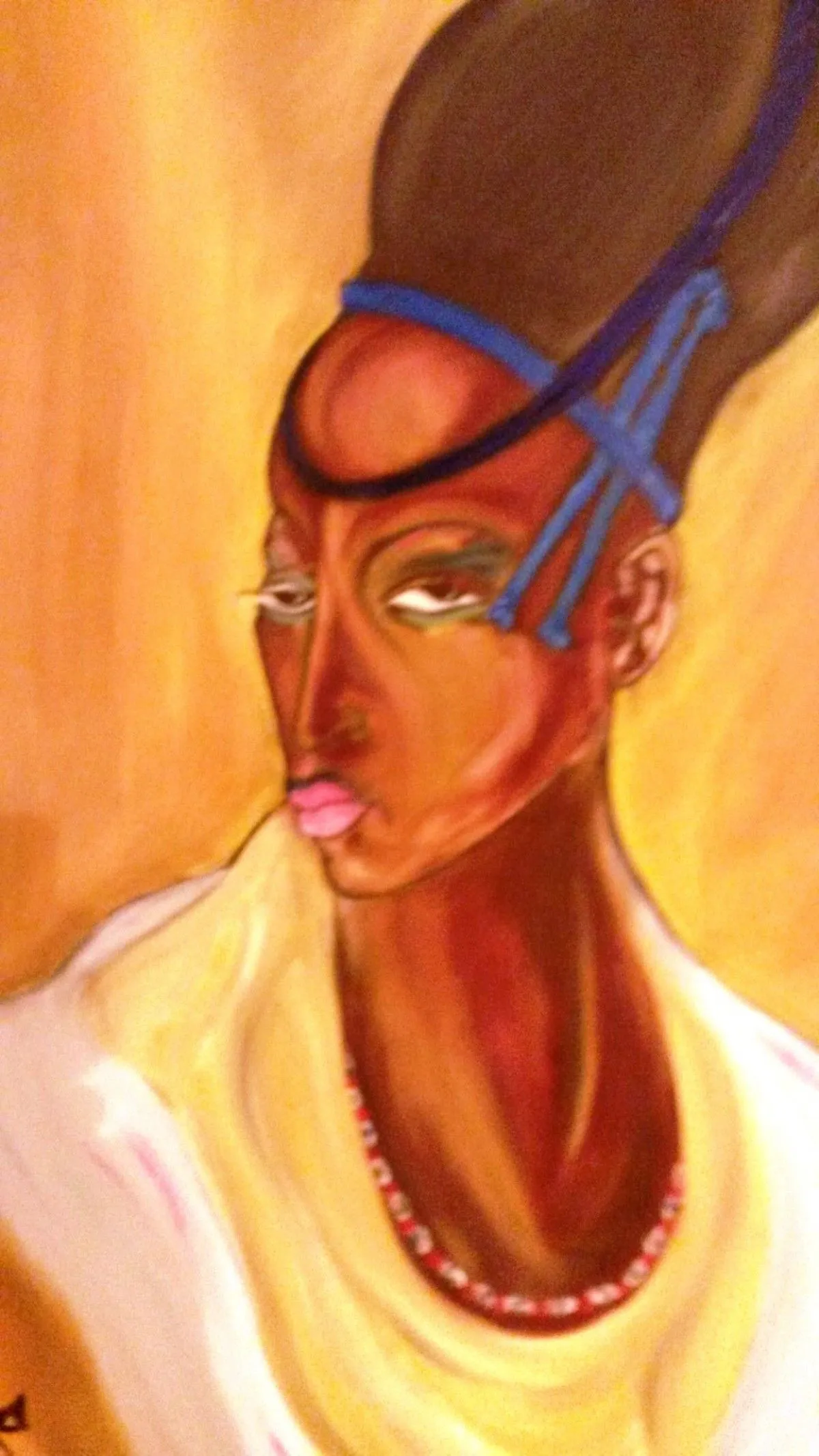 AFRICAN LADY, artwork by PETER KRUGER