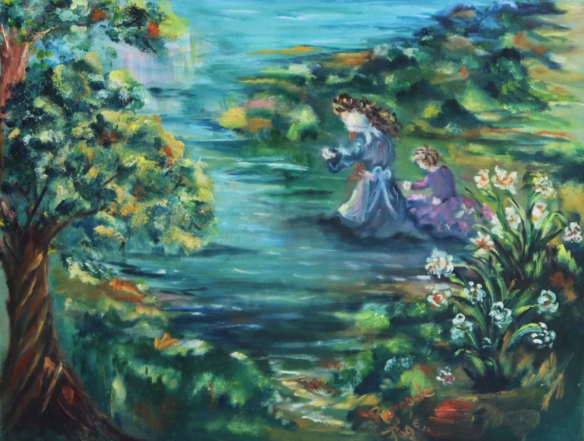 La traverse, œuvre de Raymonde Pagé