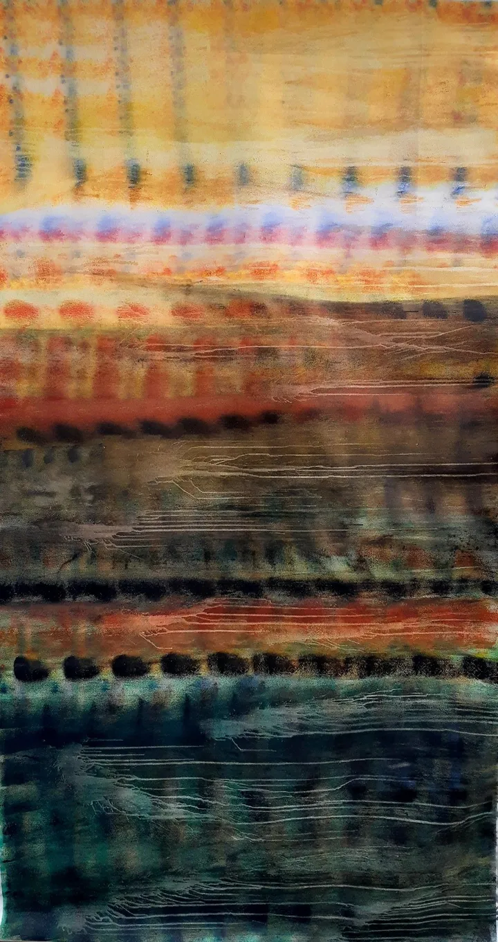 Abstract Lanscape 1, artwork by Virgiliu Filipov