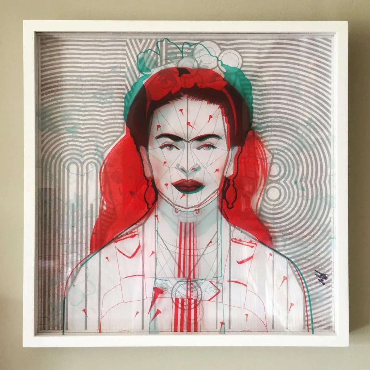 Three layers of Frida, œuvre de Alejandro Figueroa
