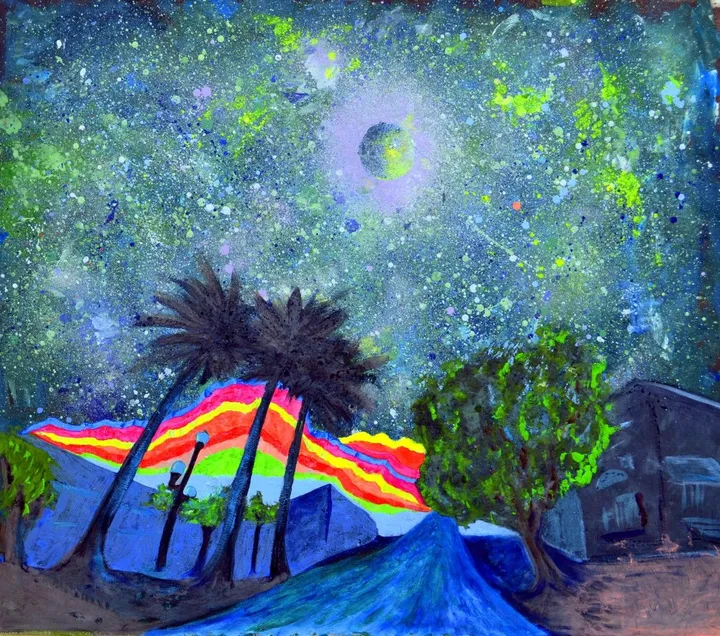 A Colour Wave in Arizona, œuvre de Matteo Sica