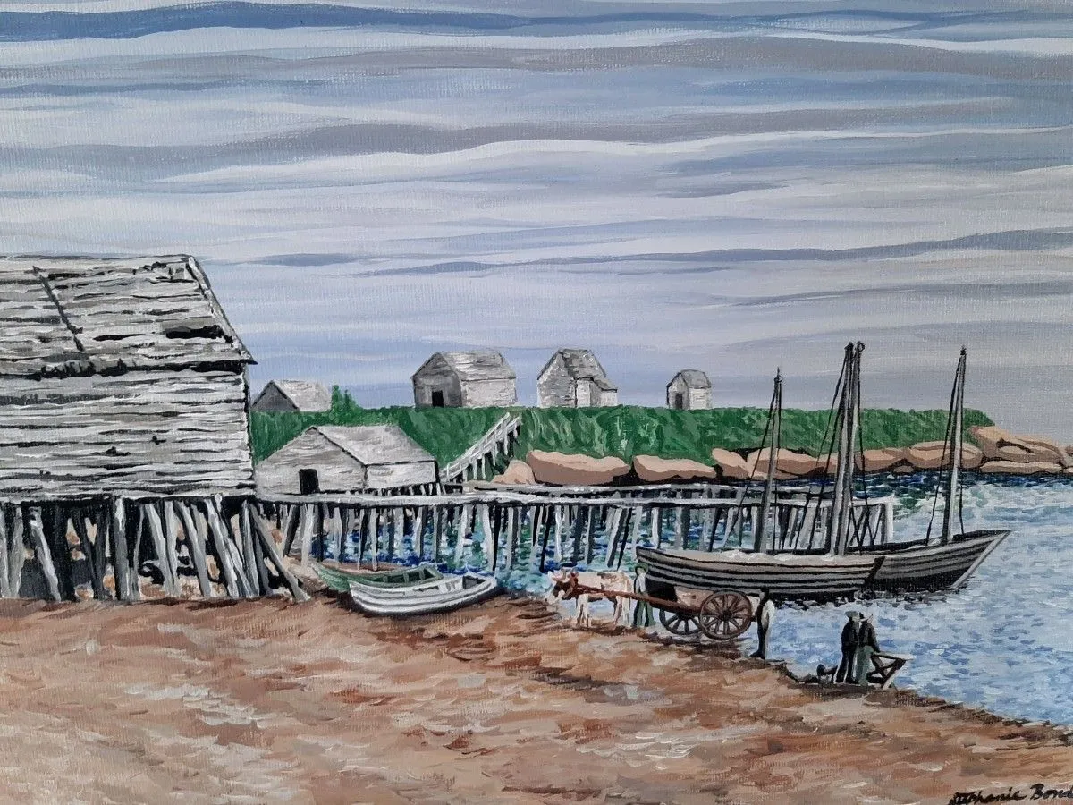 Historic Belle Anse, artwork by Stephanie Bond