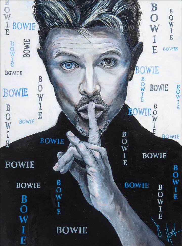 Bowie, artwork by Johanne Dupont