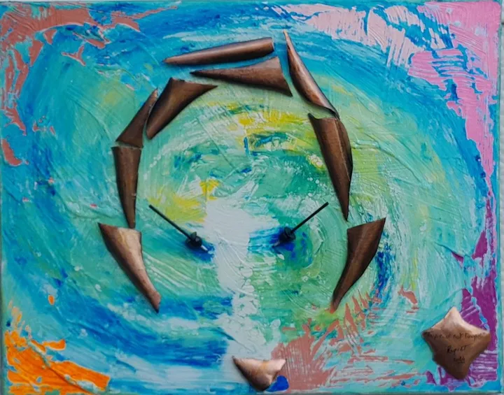 " Toupie or not toupie ", artwork by Faure Riquet