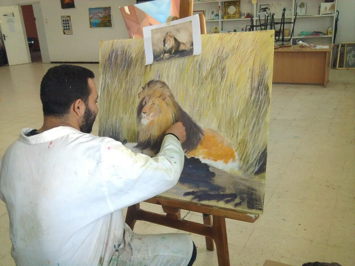 cheval, œuvre de yassine cheddani