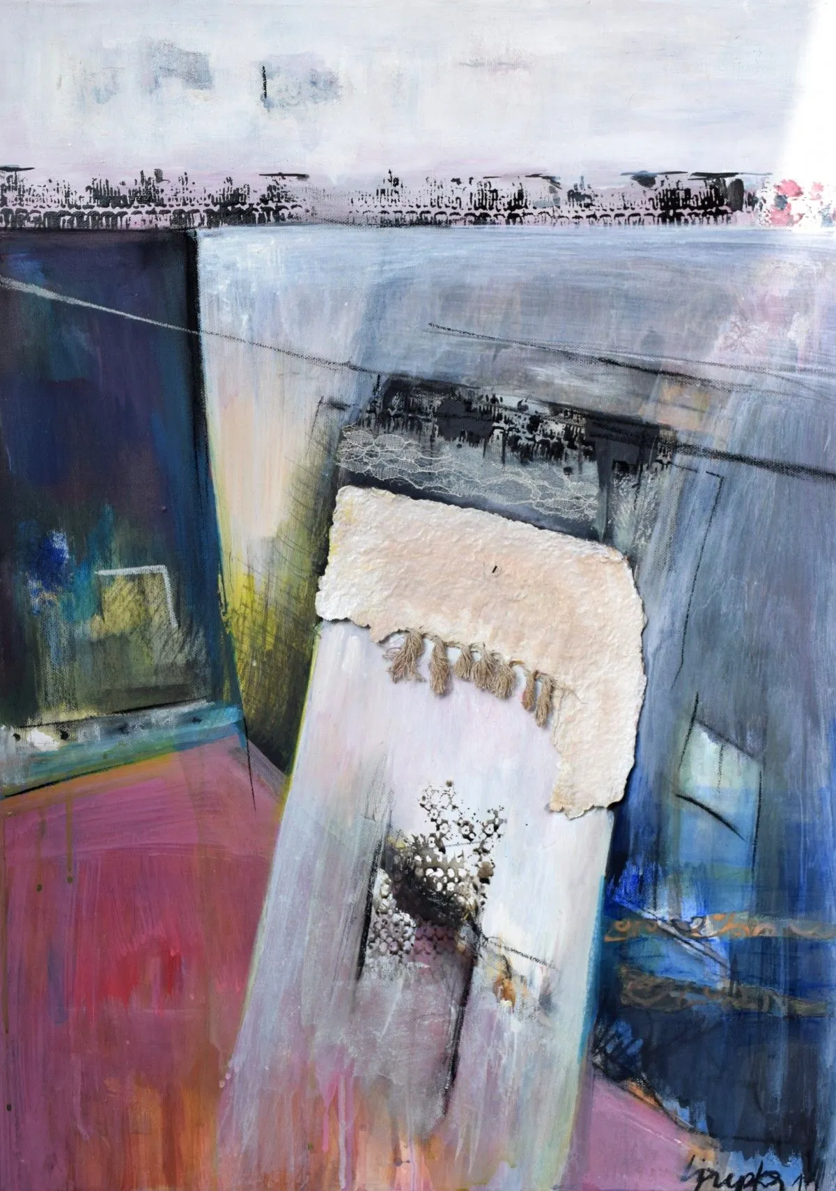 "Window", artwork by Ljupka Galazka - Vasilev