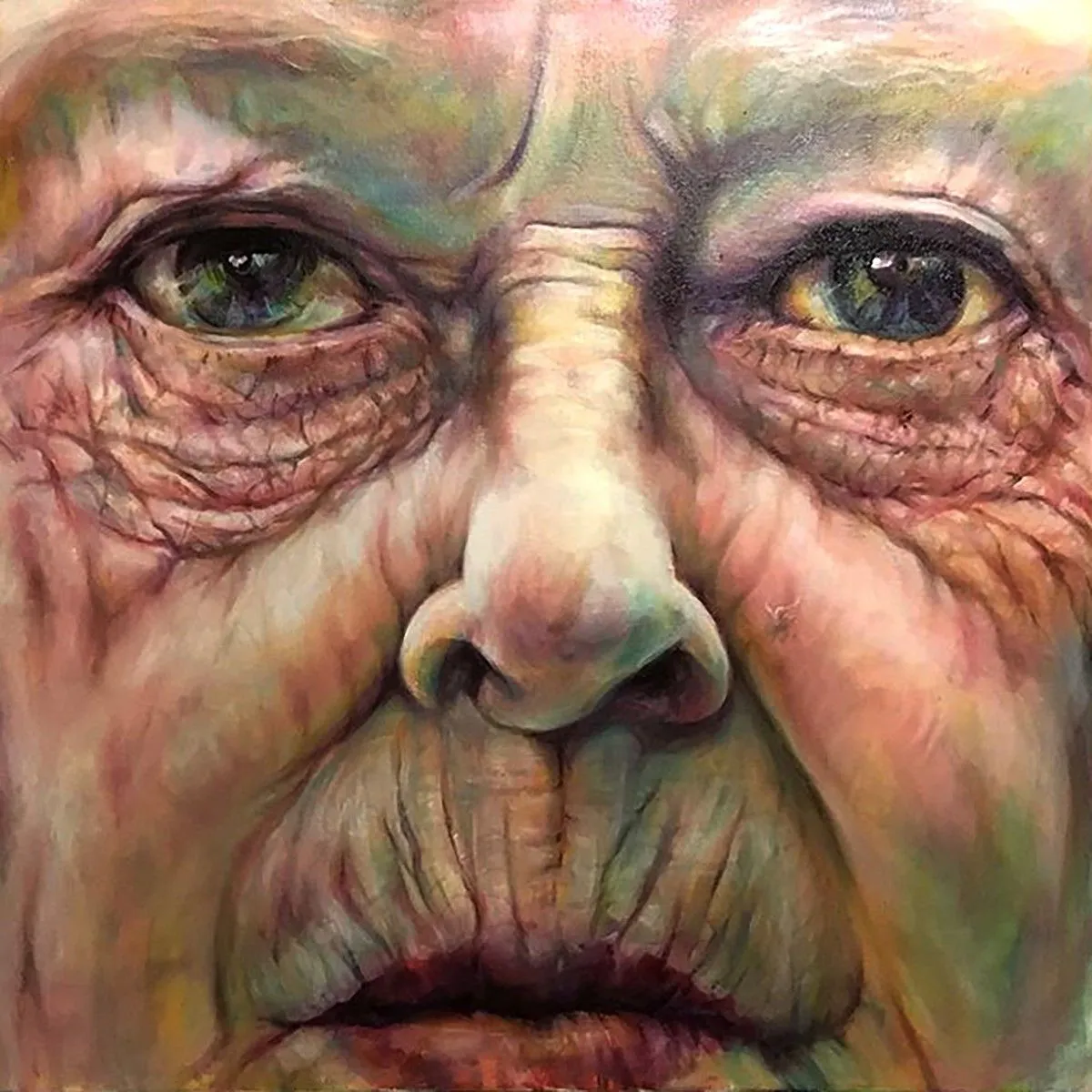 H.R.H. (Hergestellt in Deutschland)Oil on canvas 50cm x 50cm, œuvre de FUD ART