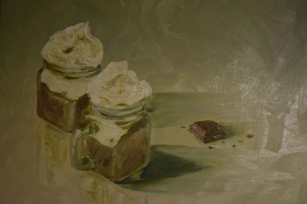 chocolate mascarpone, artwork by Magdalena M?dzkiewicz