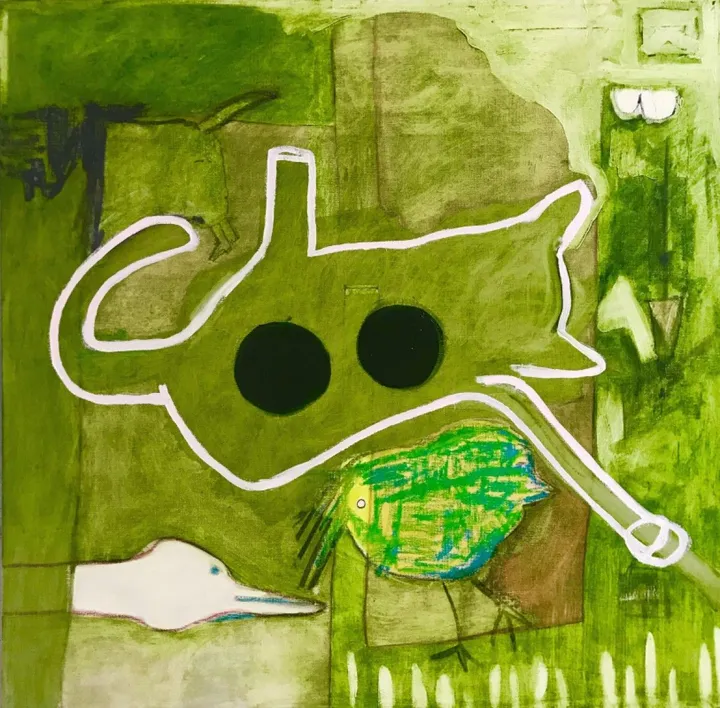 Except For The Birds, artwork by Borg de Nobel