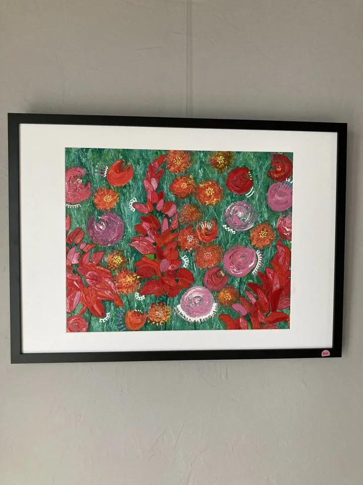Le pouvoir des fleurs 5, œuvre de Rita Vandenherrewegen