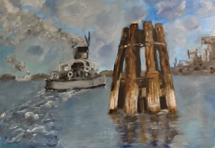 Elbe, œuvre de Kenneth Friend