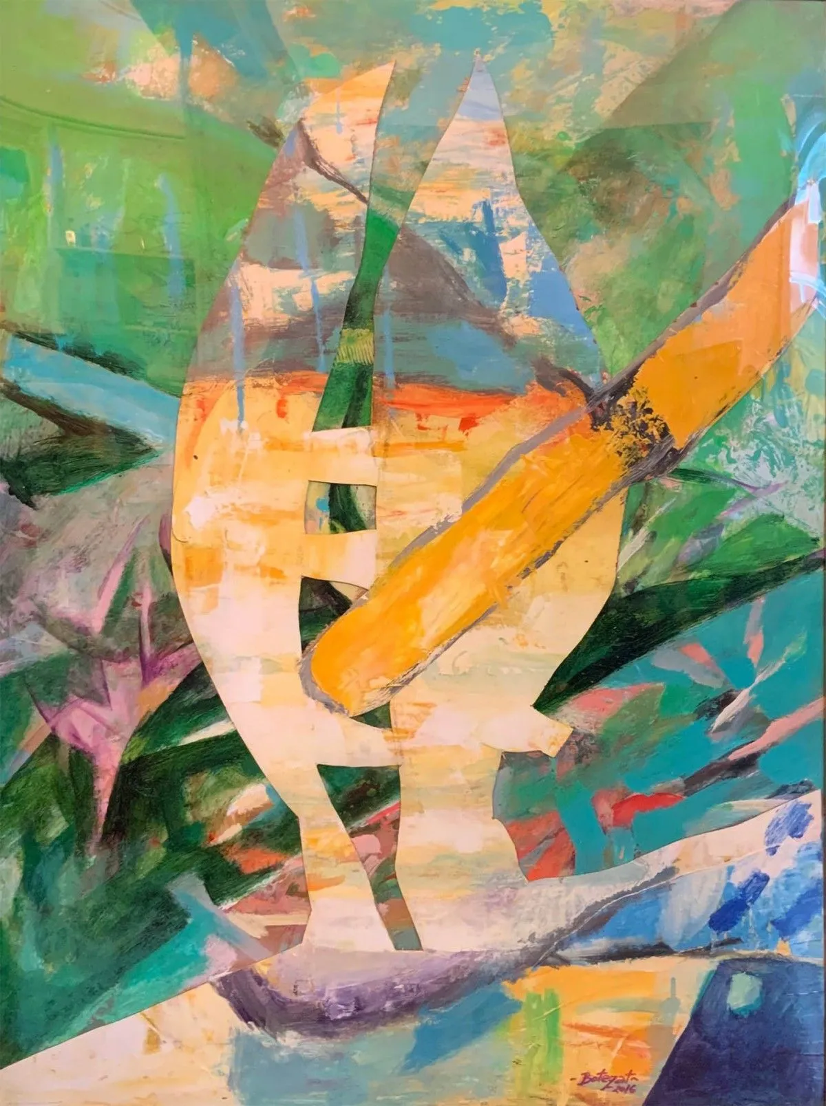 The psychedelic portrait 1, œuvre de Dragos Botezat