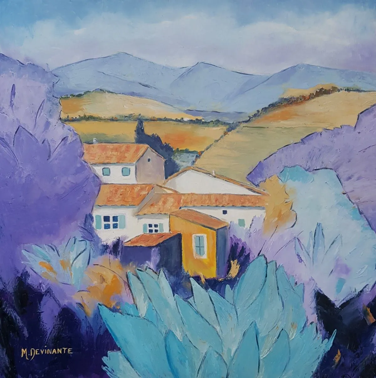 PAYSAGE CORSE, artwork by Michèle DEVINANTE