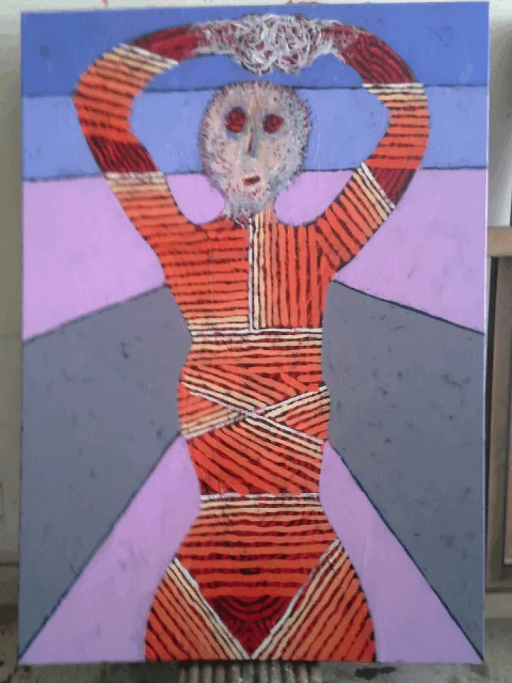 figure, artwork by Tabo Toral