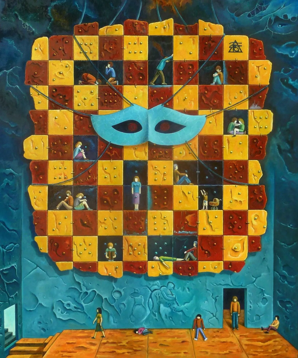 El Factor Humano (Dominó Humano), artwork by Daniel E.