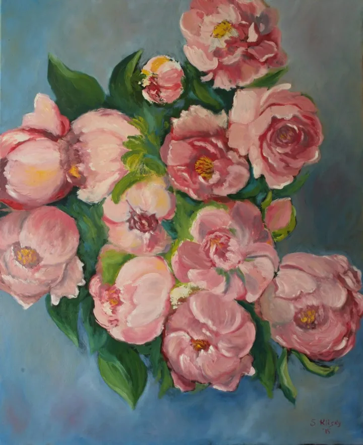 Flowers, artwork by Svetlana Grishkovec-Kiisky