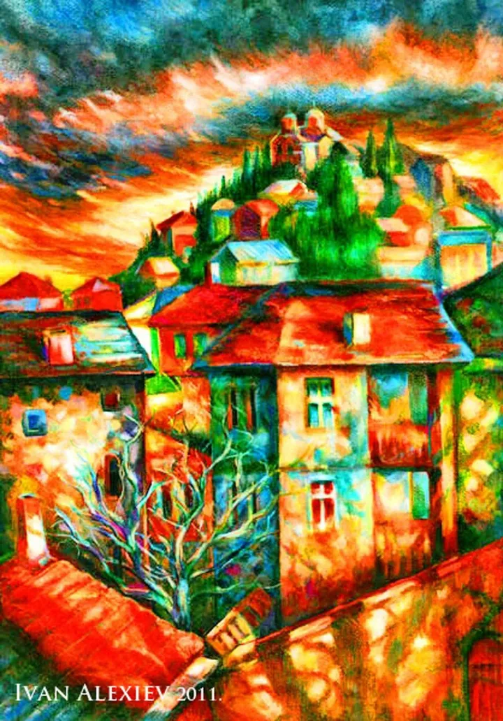 The Houses of Color, œuvre de Alexiev Ivan