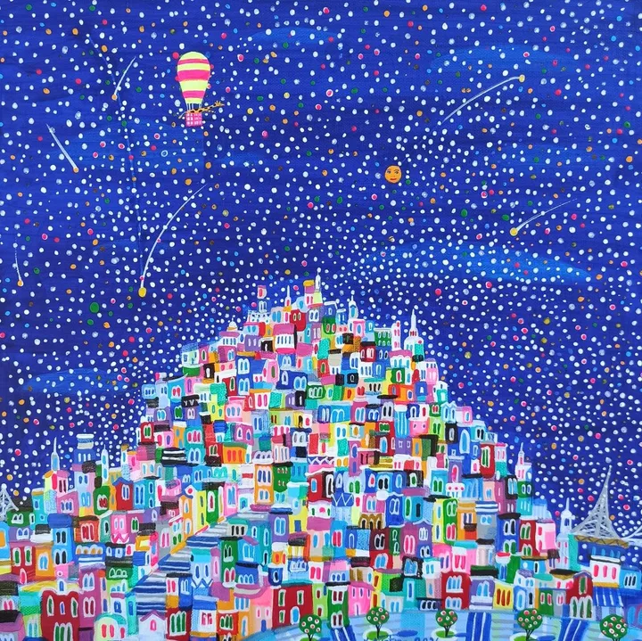 Beneath A Million Stars, artwork by Katrina Avotina