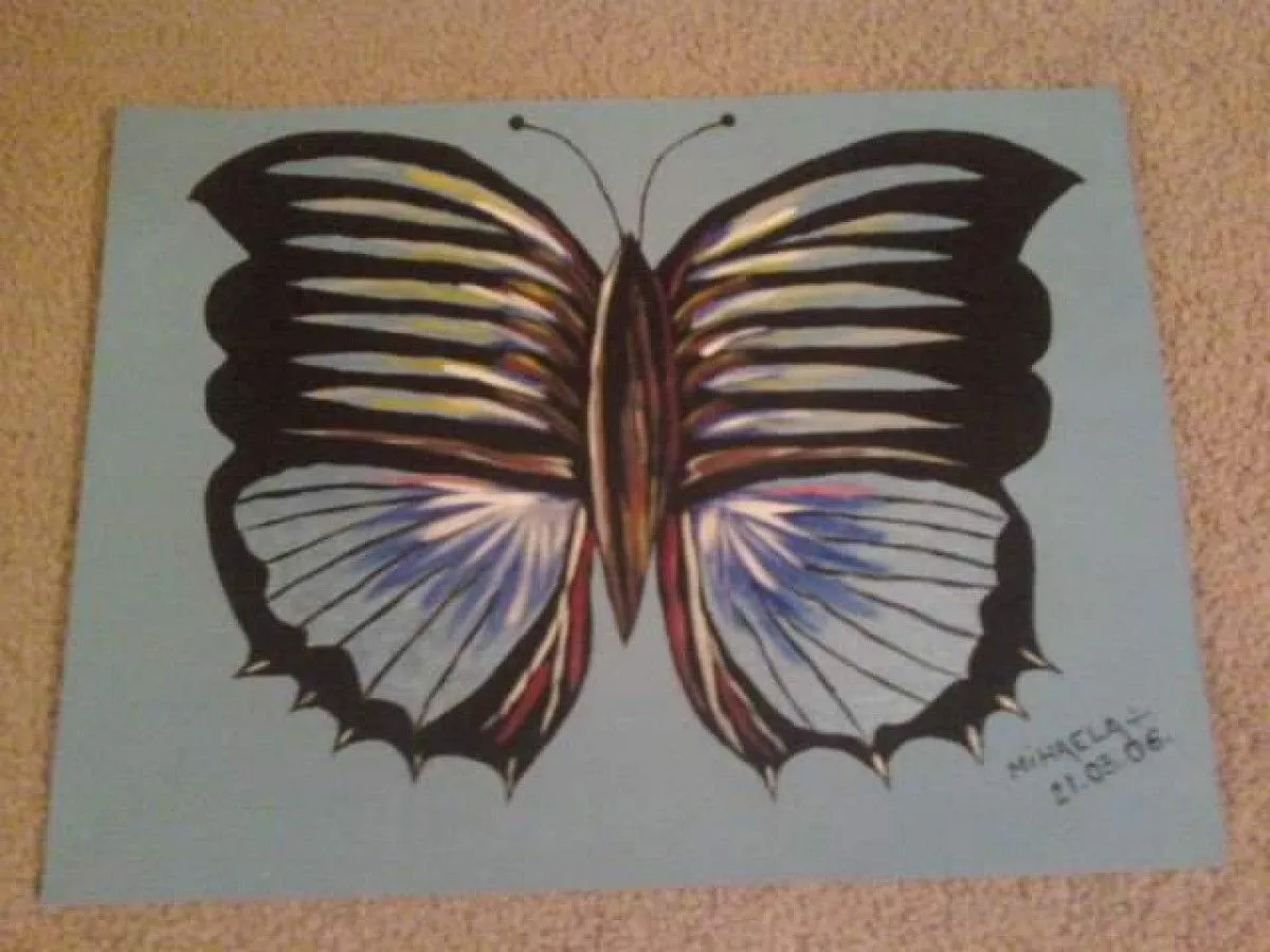 Butterfly, artwork by Cerasela Ciobanu