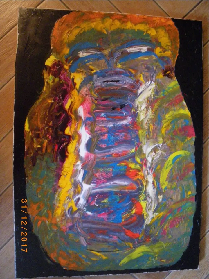 monster in couler, artwork by Richard webb