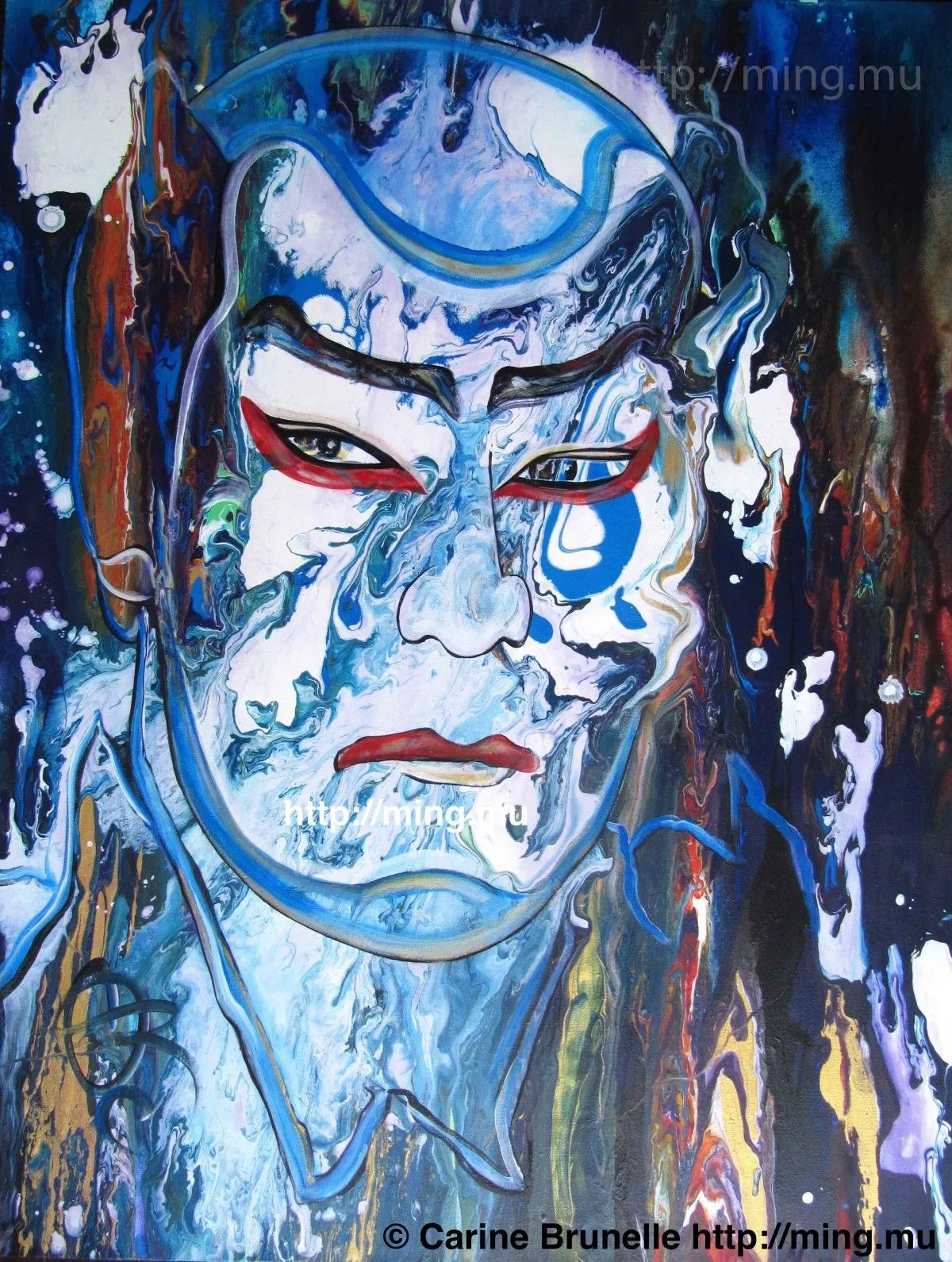 Kabuki, artwork by Ming Mu Carine Brunelle