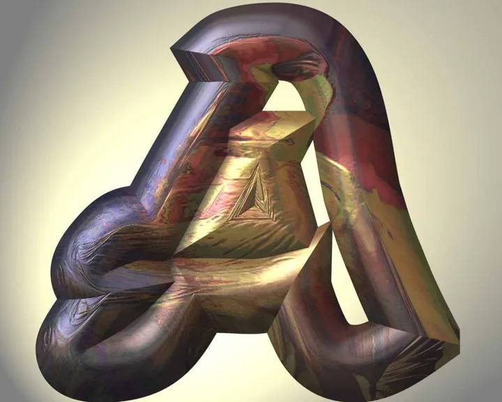 Digital Letters, artwork by Carmen Racovitza