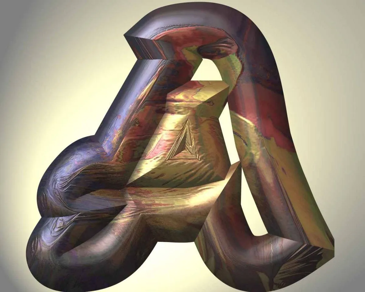 Digital Letters, artwork by Carmen Racovitza