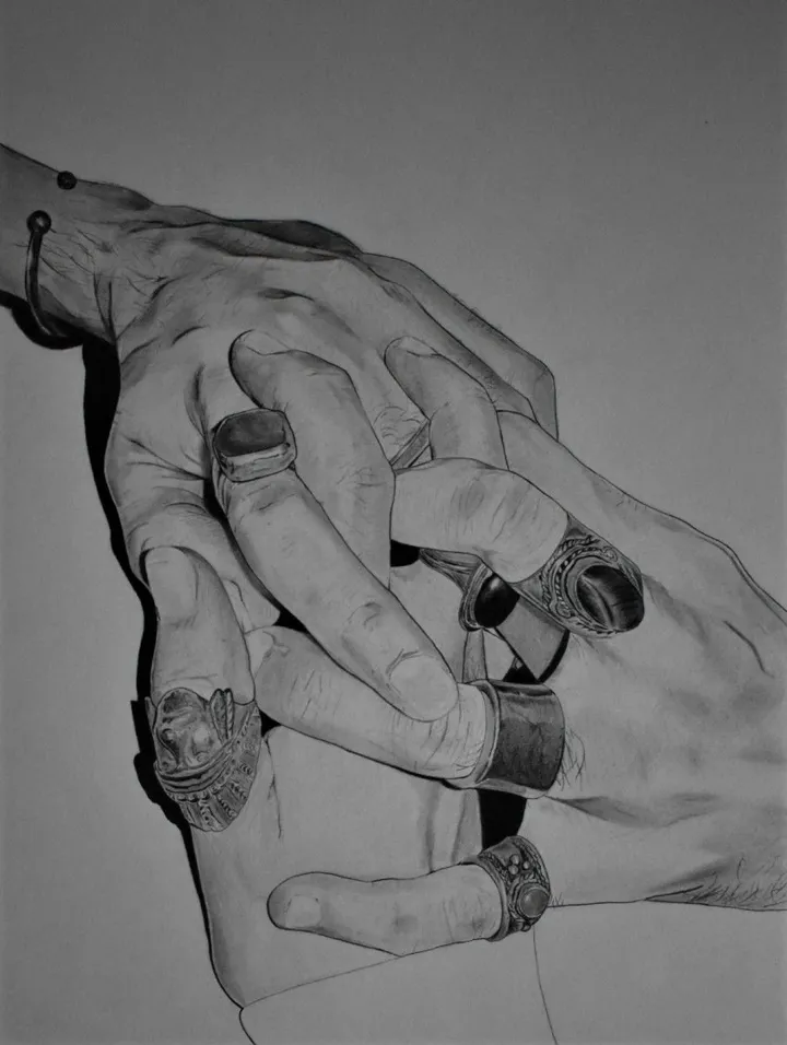 Love triangle, œuvre de Néo .