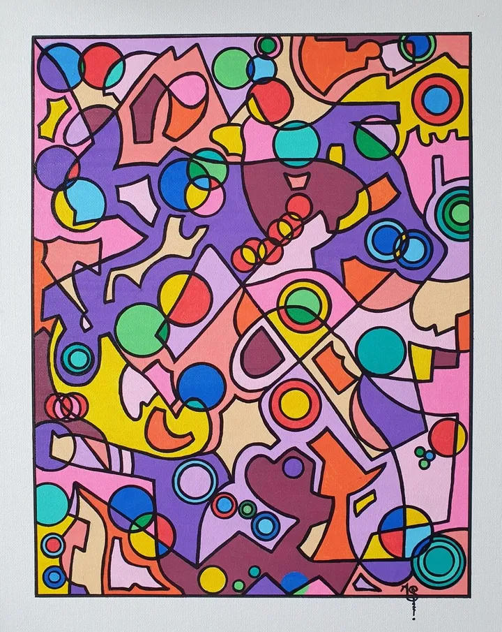Raimbow doodle, artwork by Malisu Art